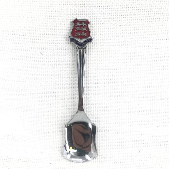 Lion Shovel Sugar Spoon Caernarvon Collector - Picture 1 of 3